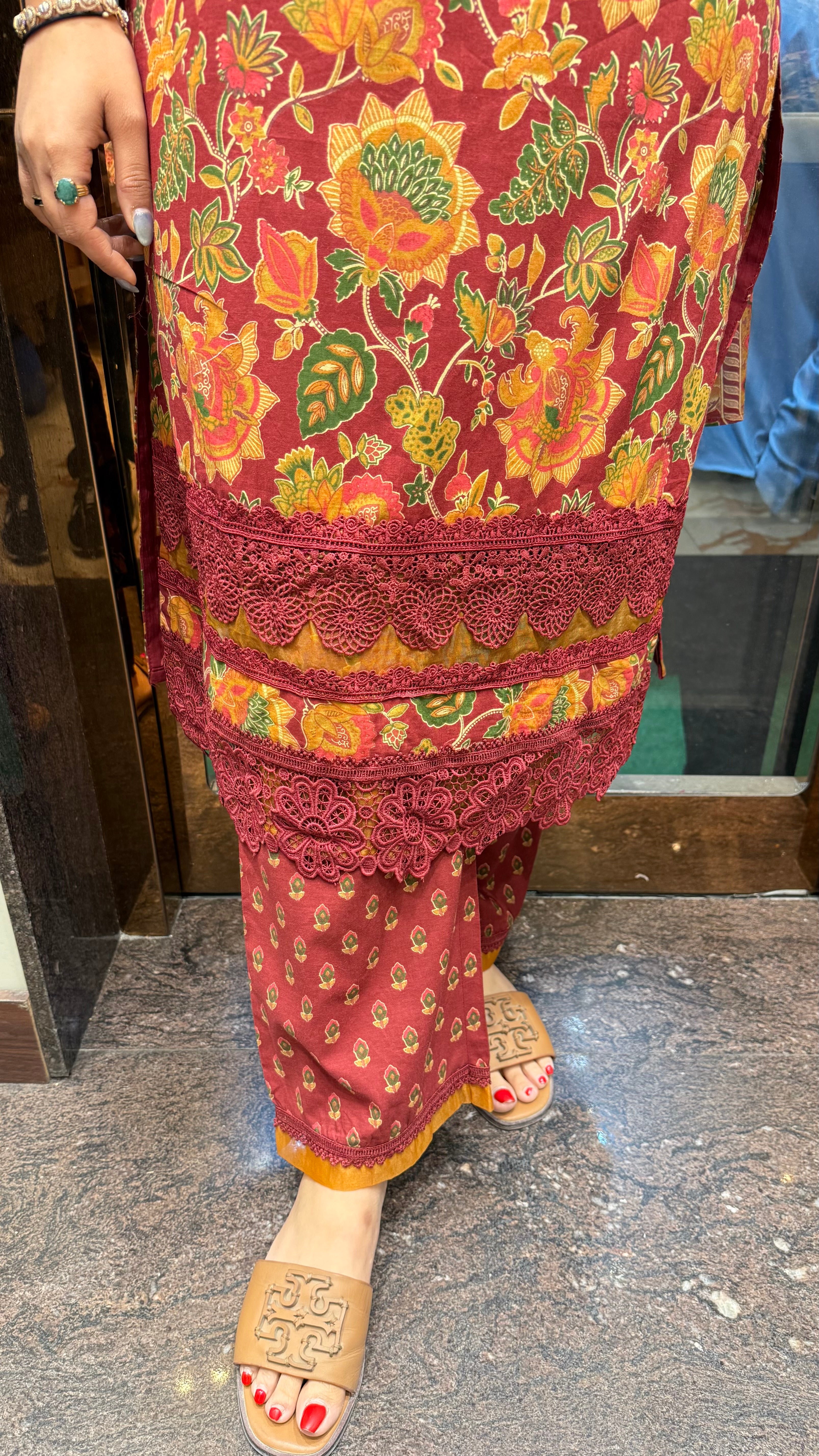 INDIGO COTTON SUIT SET