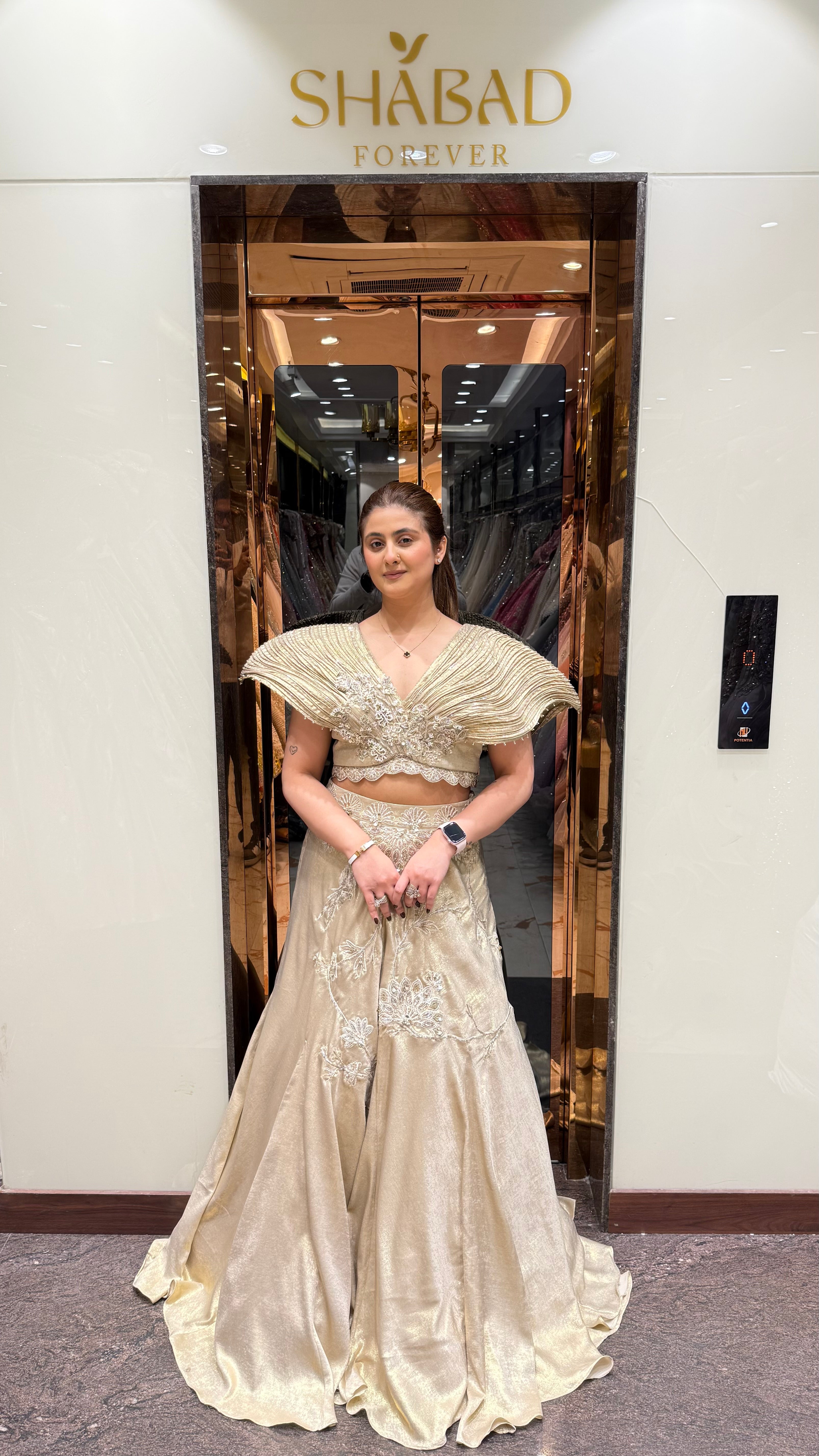 Fiza 2 pc indowestern cocktail dress