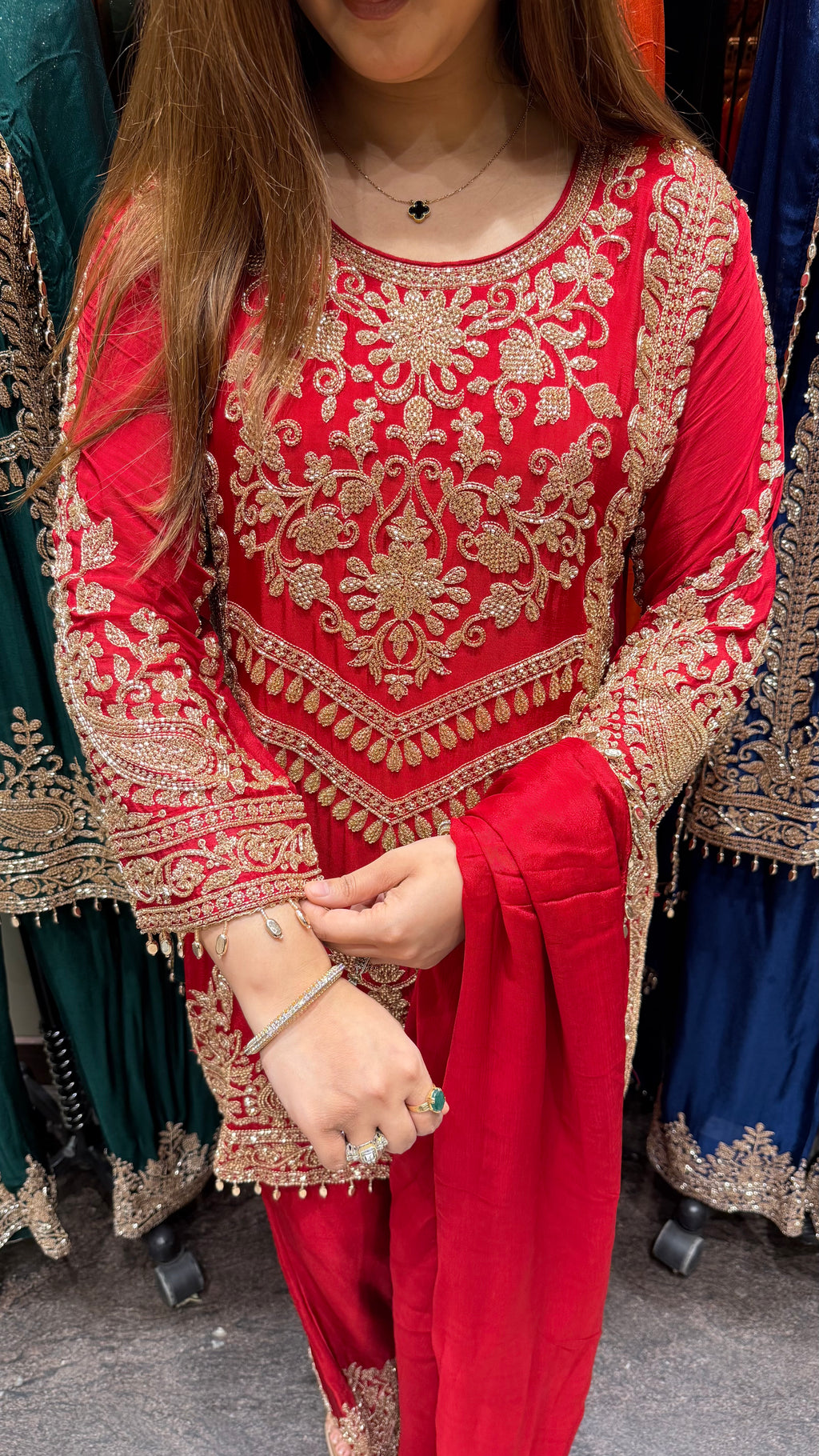 SHAHI NOOR PALAZZO SUIT SET
