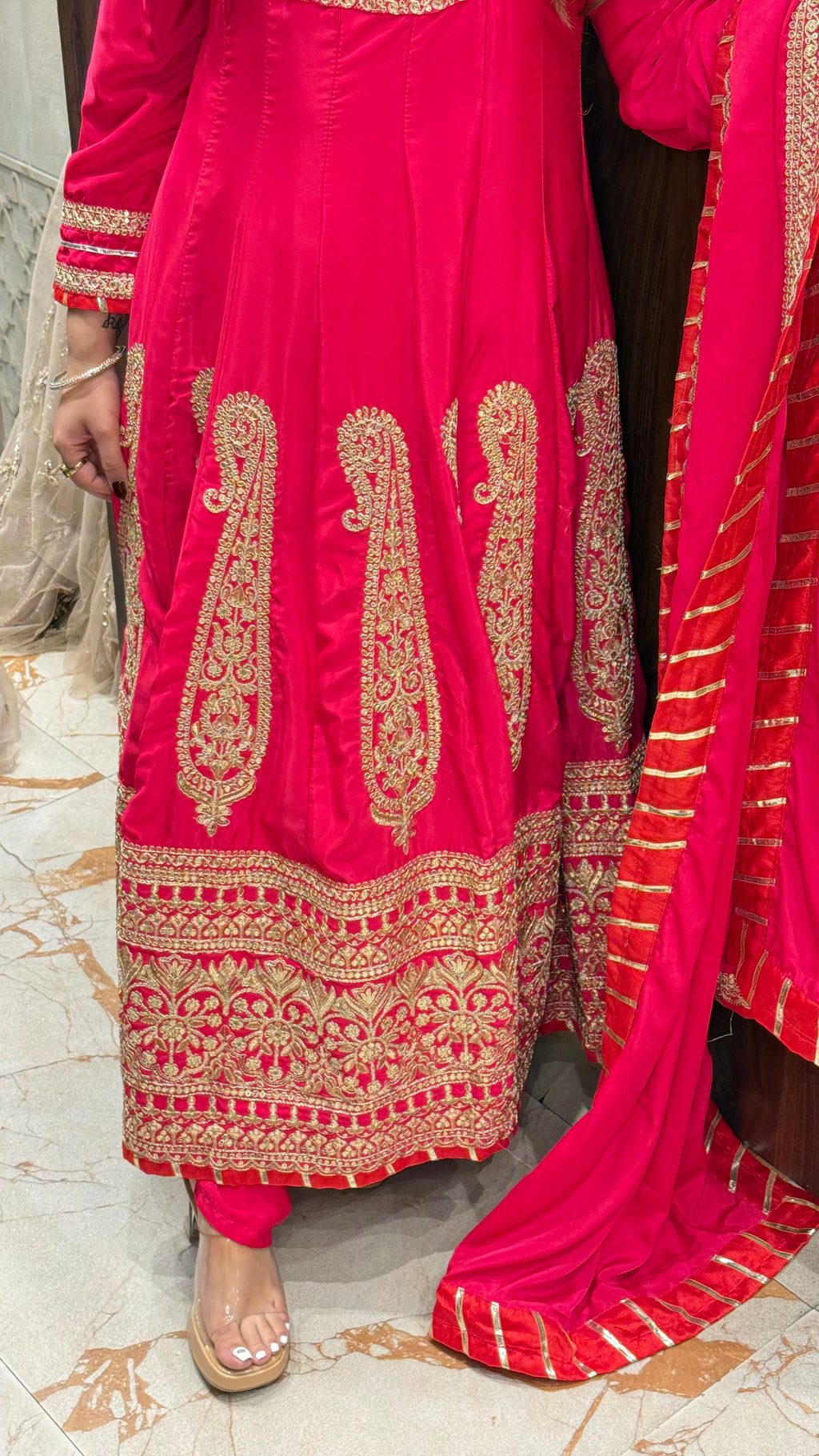SAAHIBA RANI PINK ANARKALI