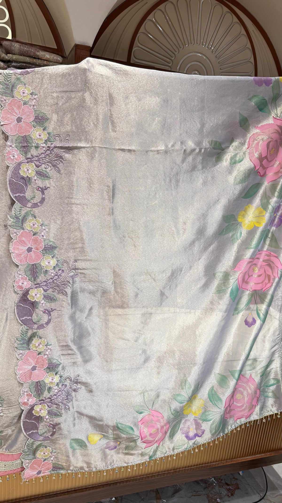 MOR-E-BAGH SHIMMER UNSTITCHED SUIT