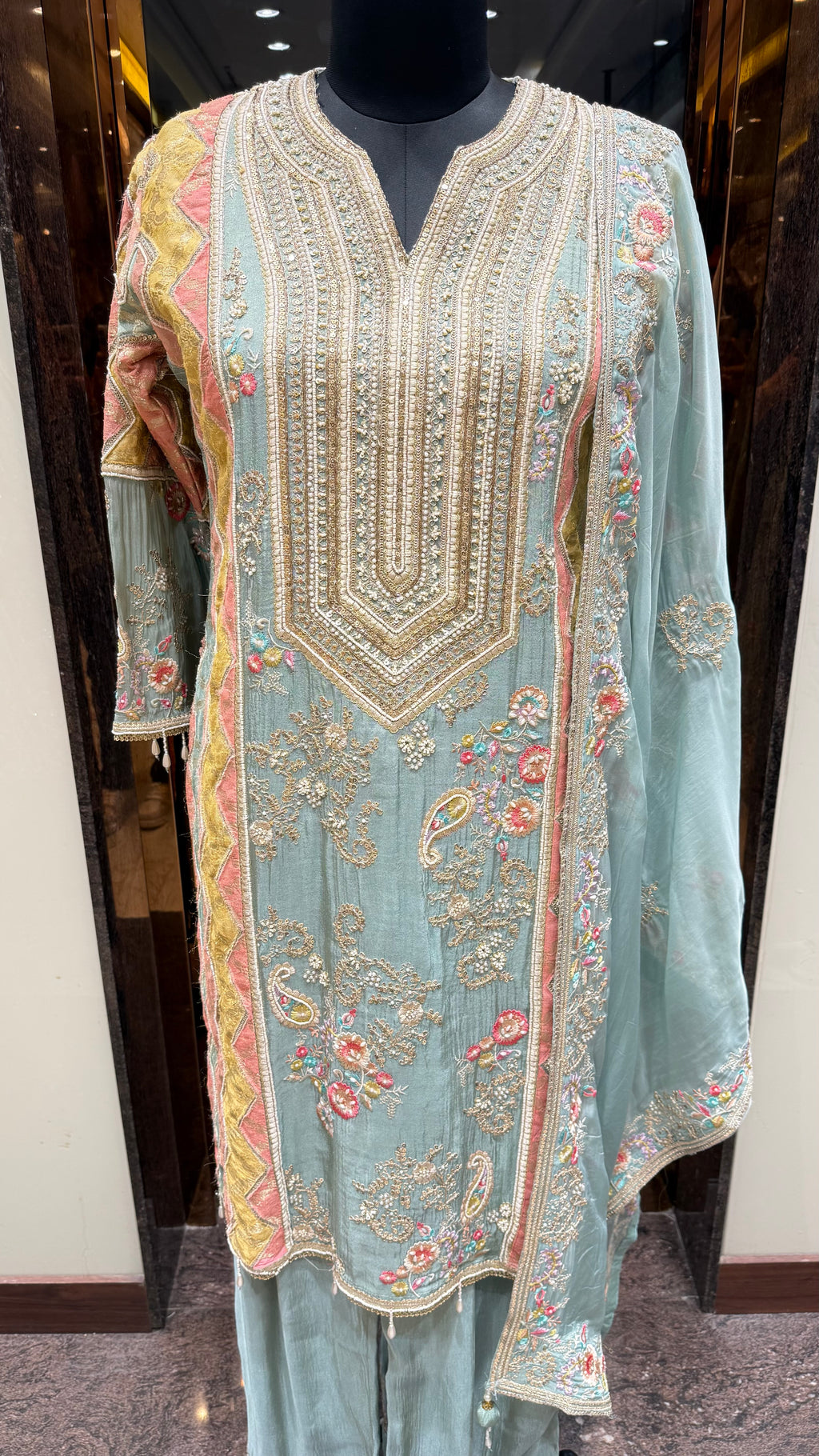 BAHAR RAAS PALAZZO PANT SET