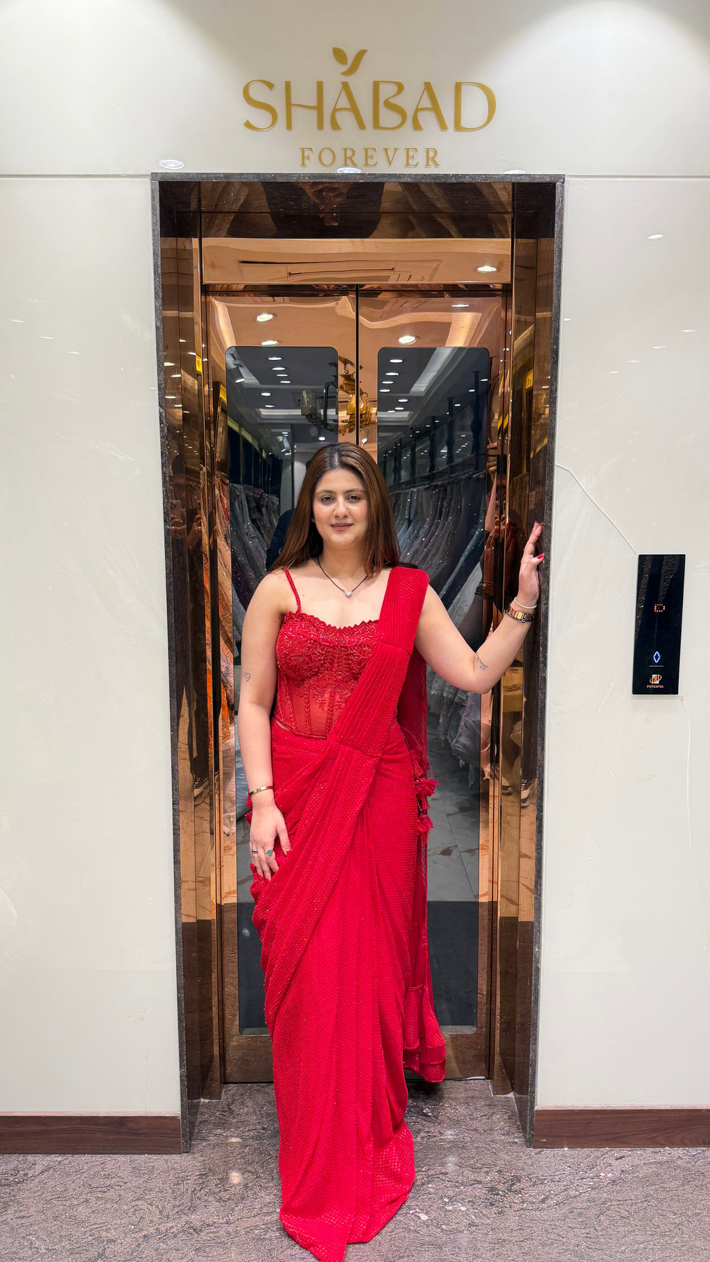 INDYA DRAPE SAREE