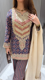 SHAHI AJRAKH SALWAR SUIT