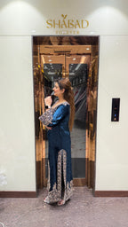 Velvet Long Side Slit Suit/Dress