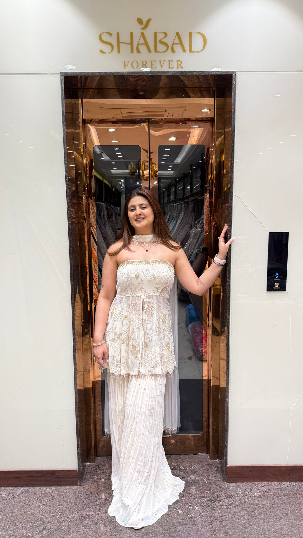 EDEN SEQUIN SHARARA SET
