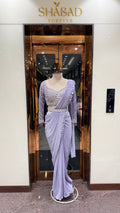 LILAC ROYALE DRAPE SAREE