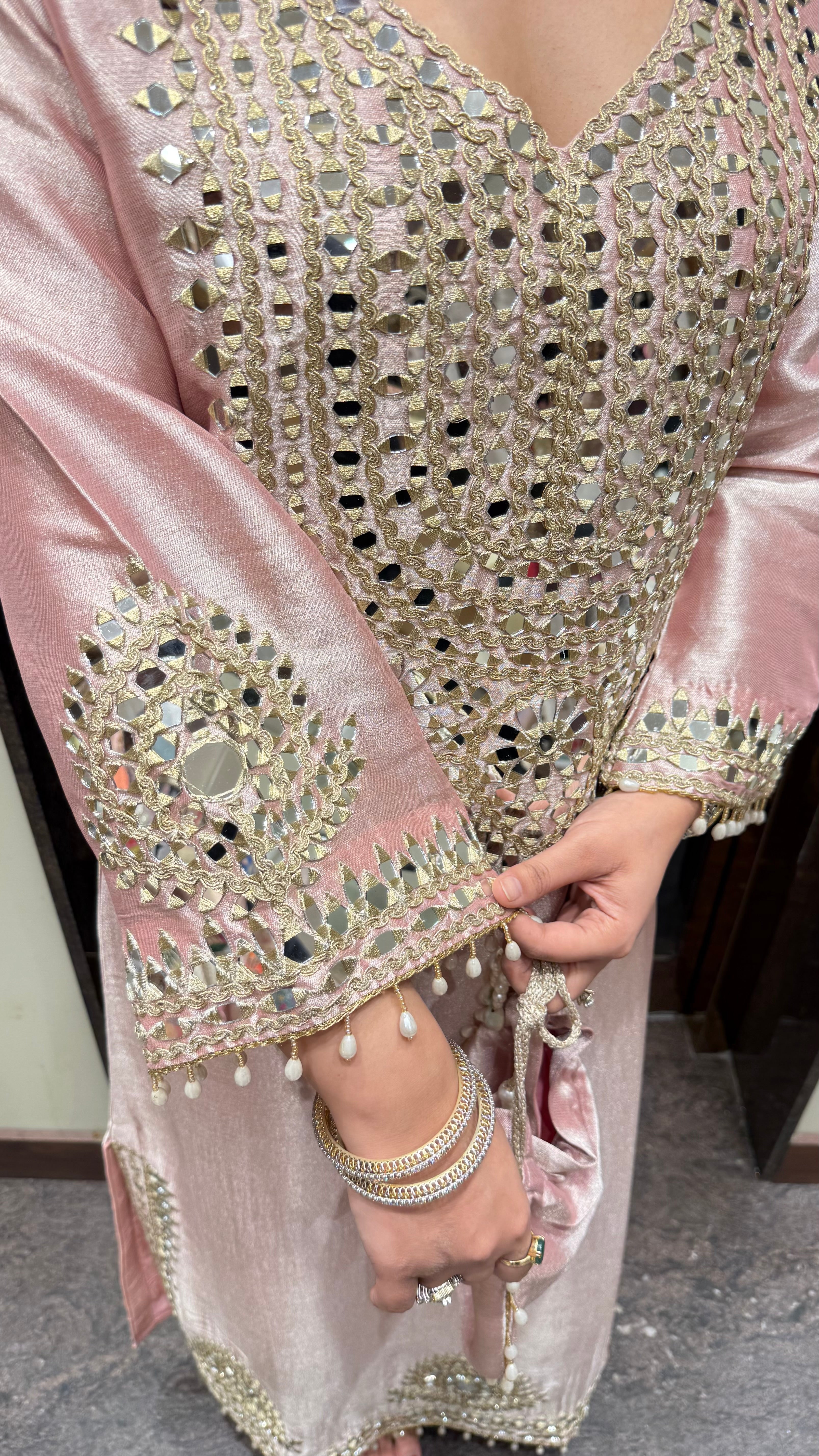 KAMNA LONG SLIT DRESS