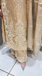 Haania Pearl Hand Embroidered Suit