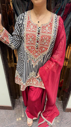 Ayra farshi stripes salwar suit