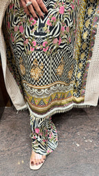 Beachy print with crochet detailing