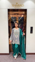Ayra farshi stripes salwar suit