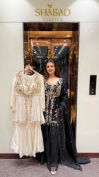 Sufiyana Handwork Sharara Suit
