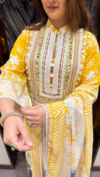 Zaria Muslin Cotton Pakistani Suit