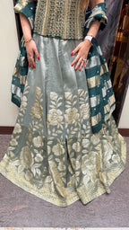 MIRAYA Handwork Corset Banarasi Lehenga