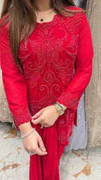 Rubaiya Pearl Embroidered Suit