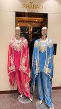 SHIMMER CAPE EMBROIDERED FESTIVE SET