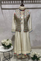 Rangrez Designer Jacket Detailed Long Anarkali