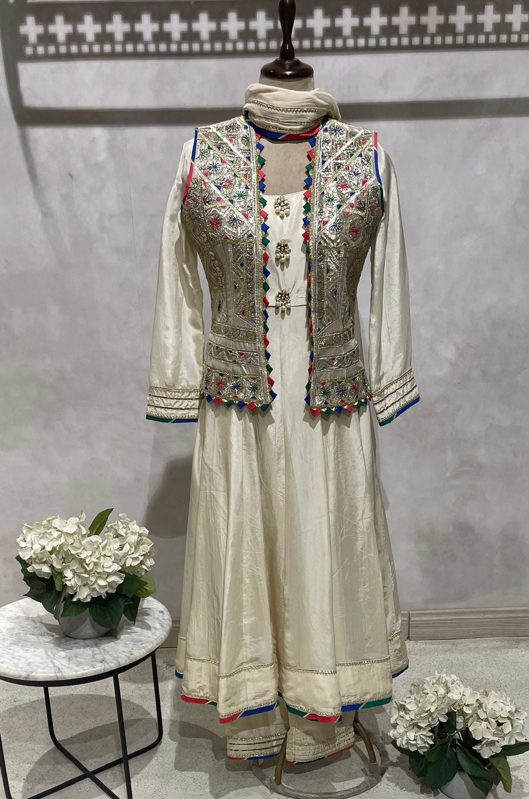 Rangrez Designer Jacket Detailed Long Anarkali