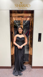 Classic indowestern corset dress