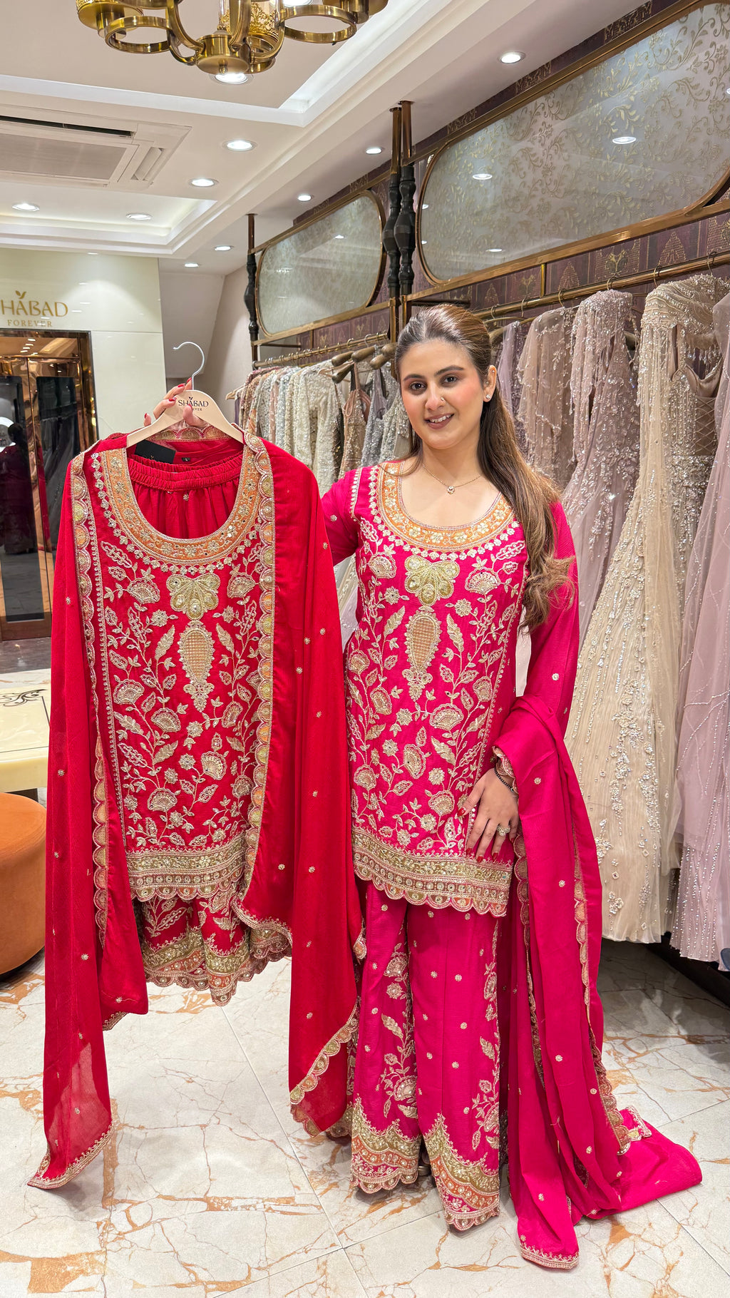 SHAHNAAZ SHARARA SUIT
