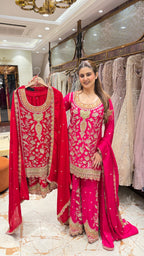 SHAHNAAZ SHARARA SUIT