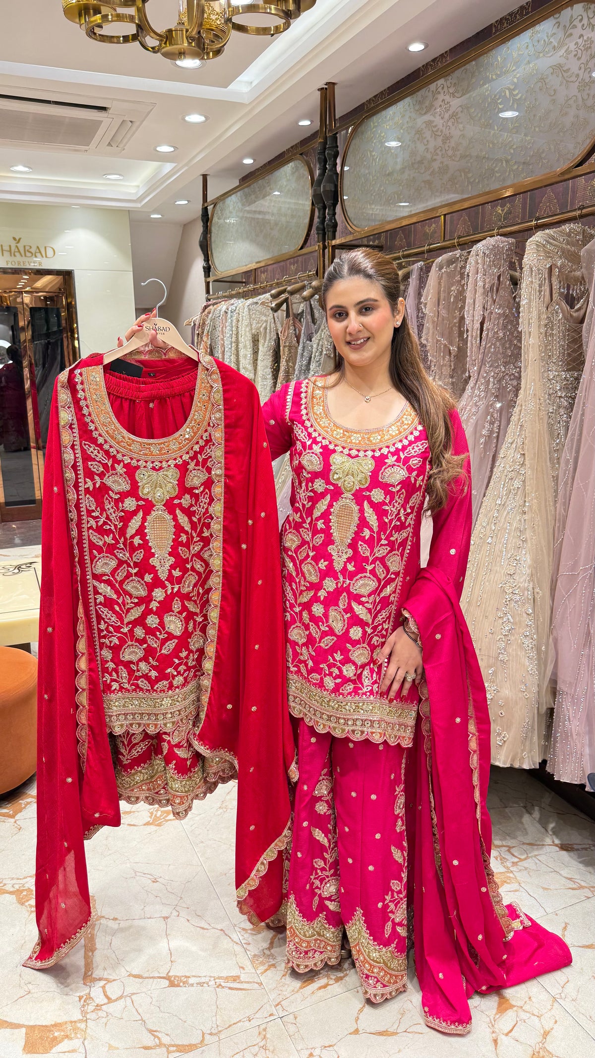 SHAHNAAZ SHARARA SUIT