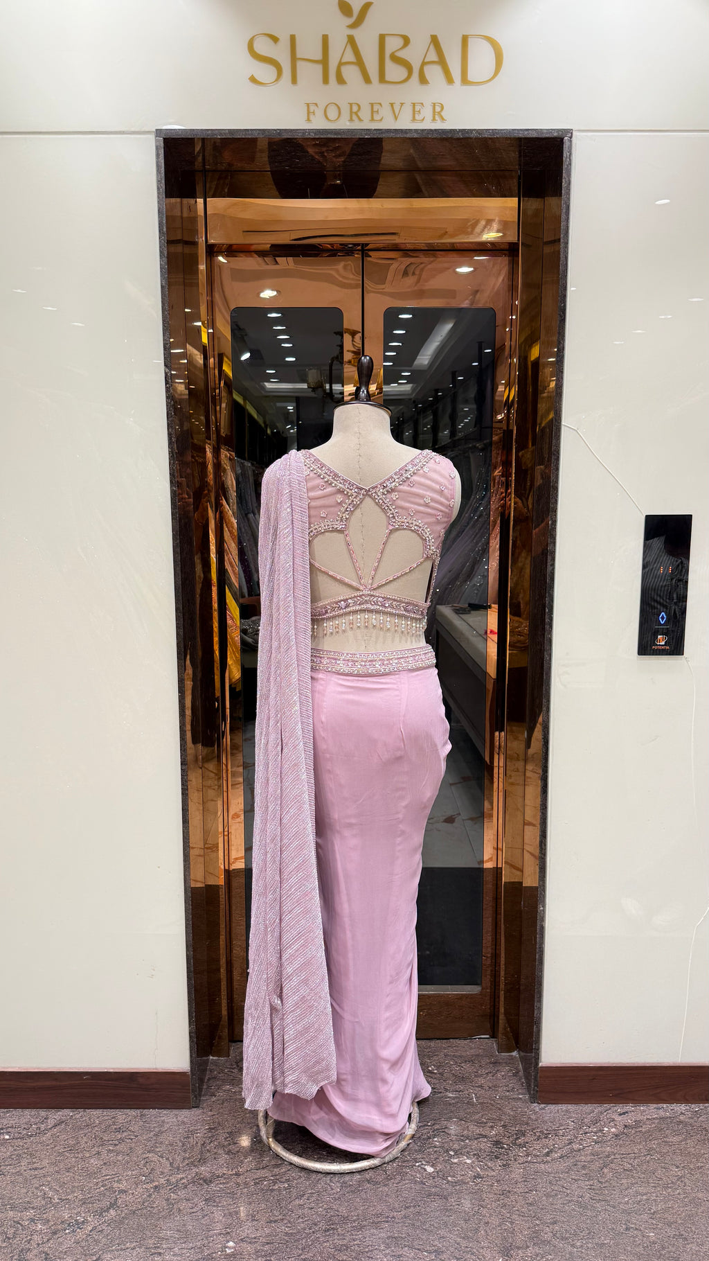 CANDY FLOSS DRAPE SAREE
