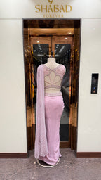 CANDY FLOSS DRAPE SAREE
