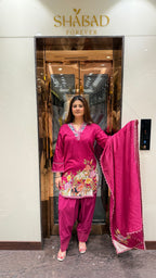 PHULKARI THREAD EMBROIDERED SUIT