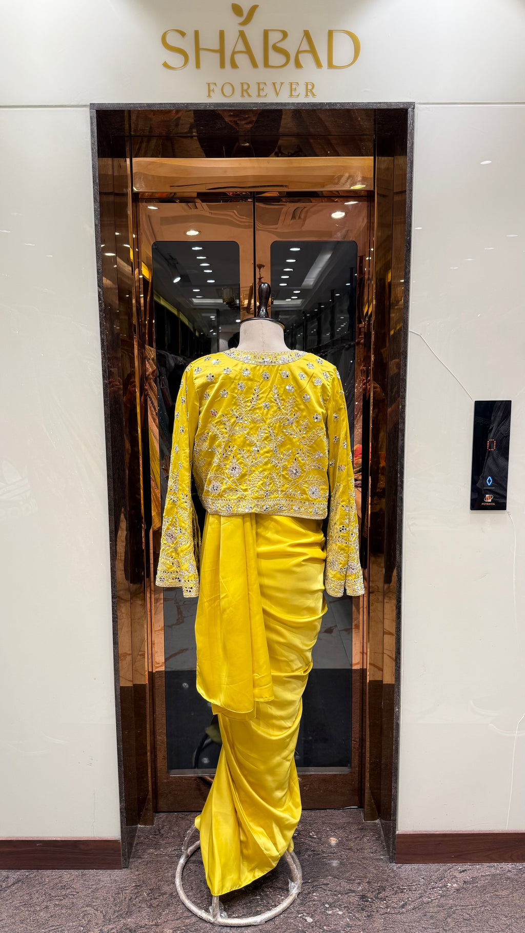 BASANTI JACKET DRAPE SAREE