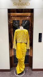 BASANTI JACKET DRAPE SAREE