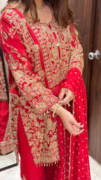 SURKHI HAND EMBROIDERED READYMADE SUIT