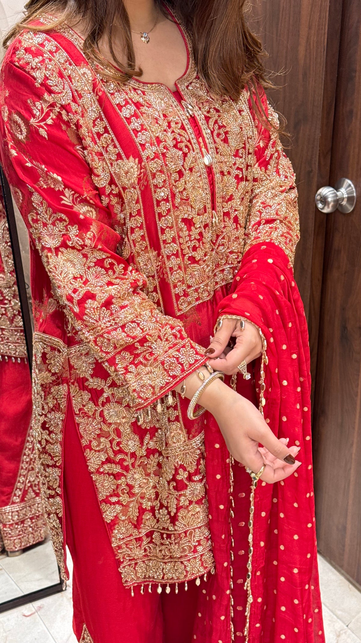 SURKHI HAND EMBROIDERED READYMADE SUIT