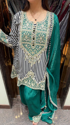 Ayra farshi stripes salwar suit