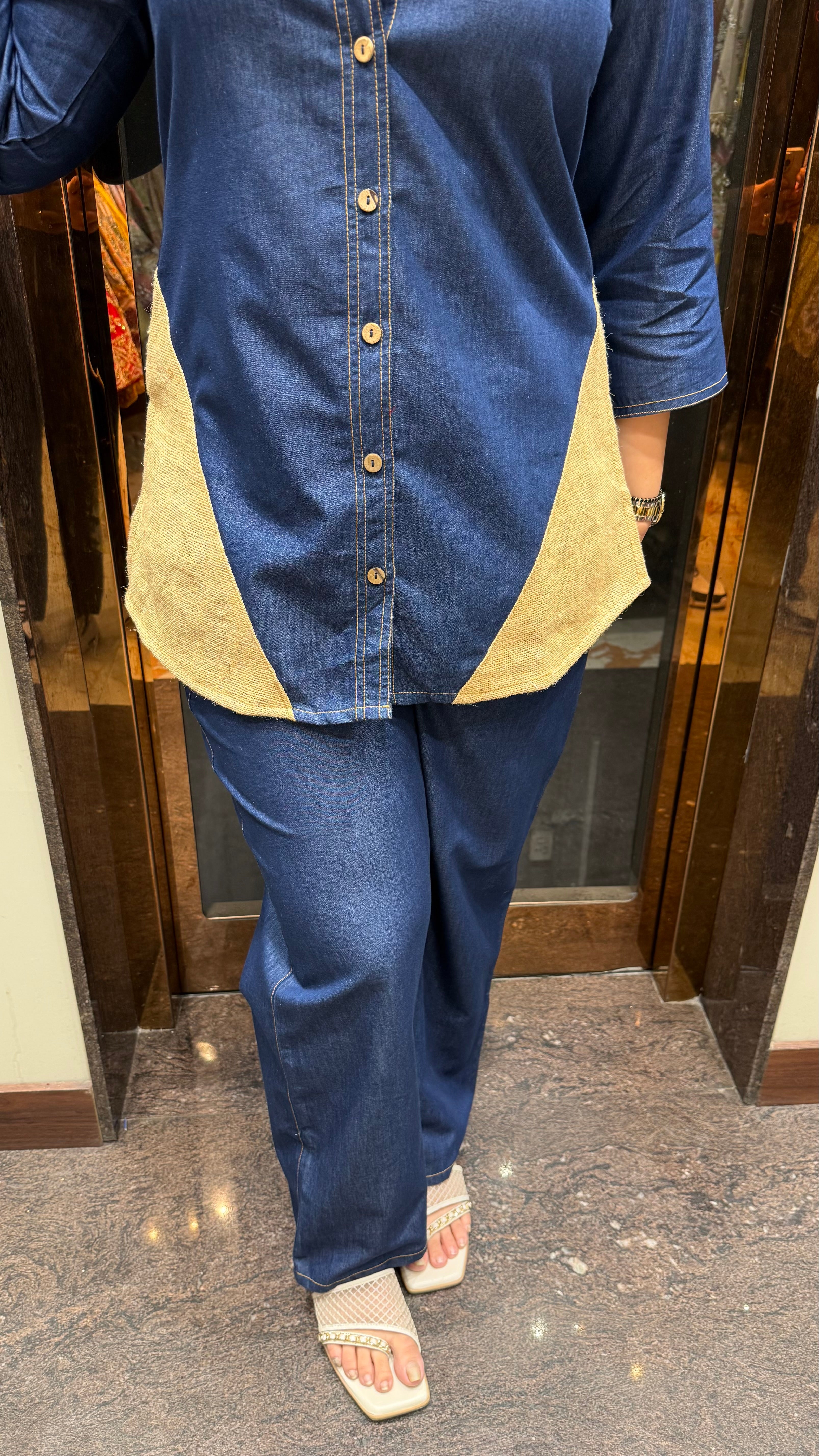 MIHIKA DENIM CO-ORDSET