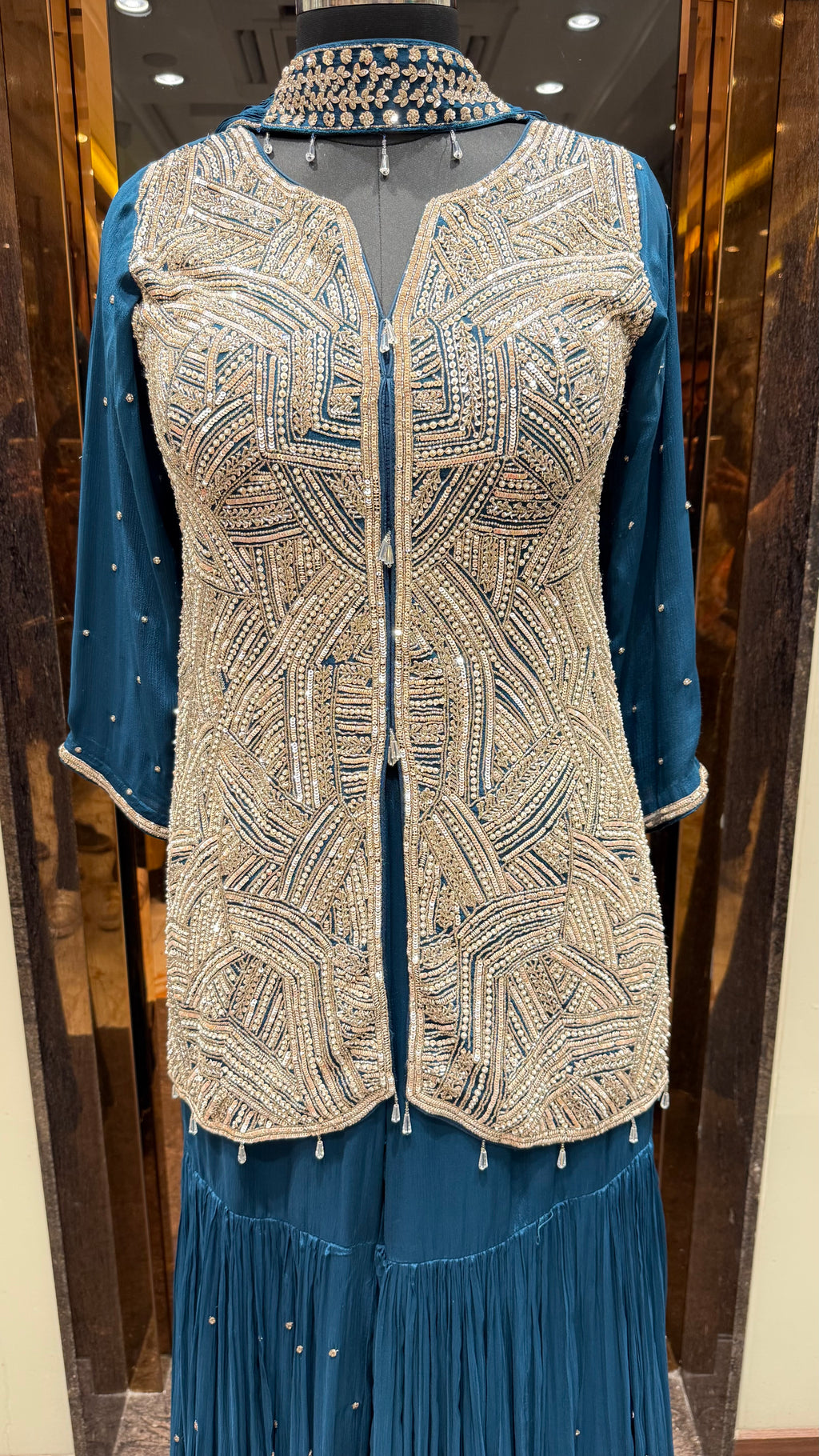 Raani Jacket Garara Suit