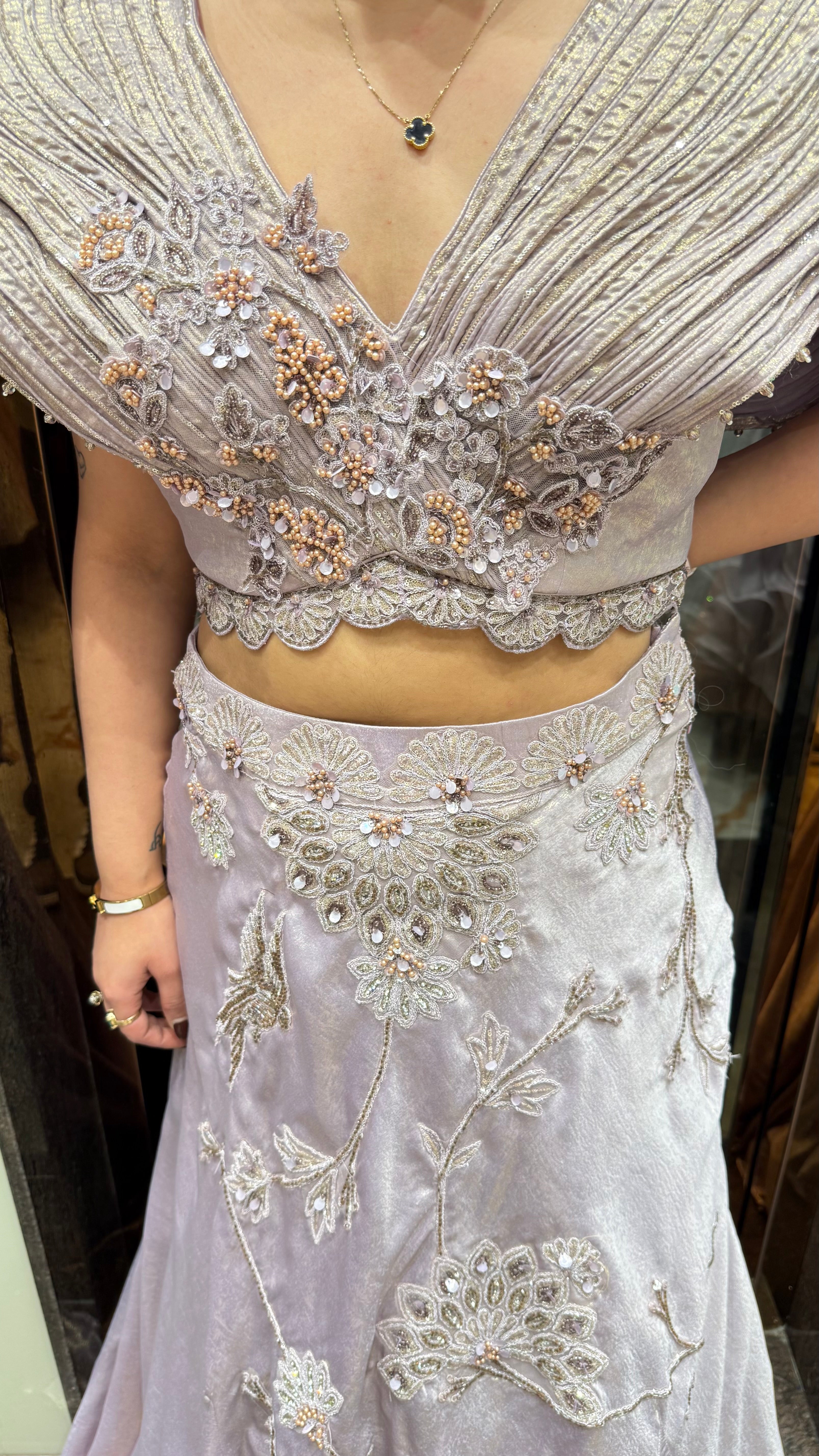 Fiza 2 pc indowestern cocktail dress