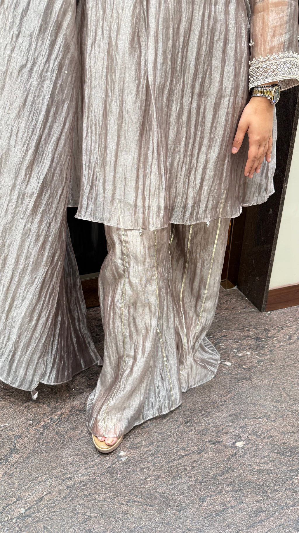 CHANDNI PEPLUM SHARARA SUIT