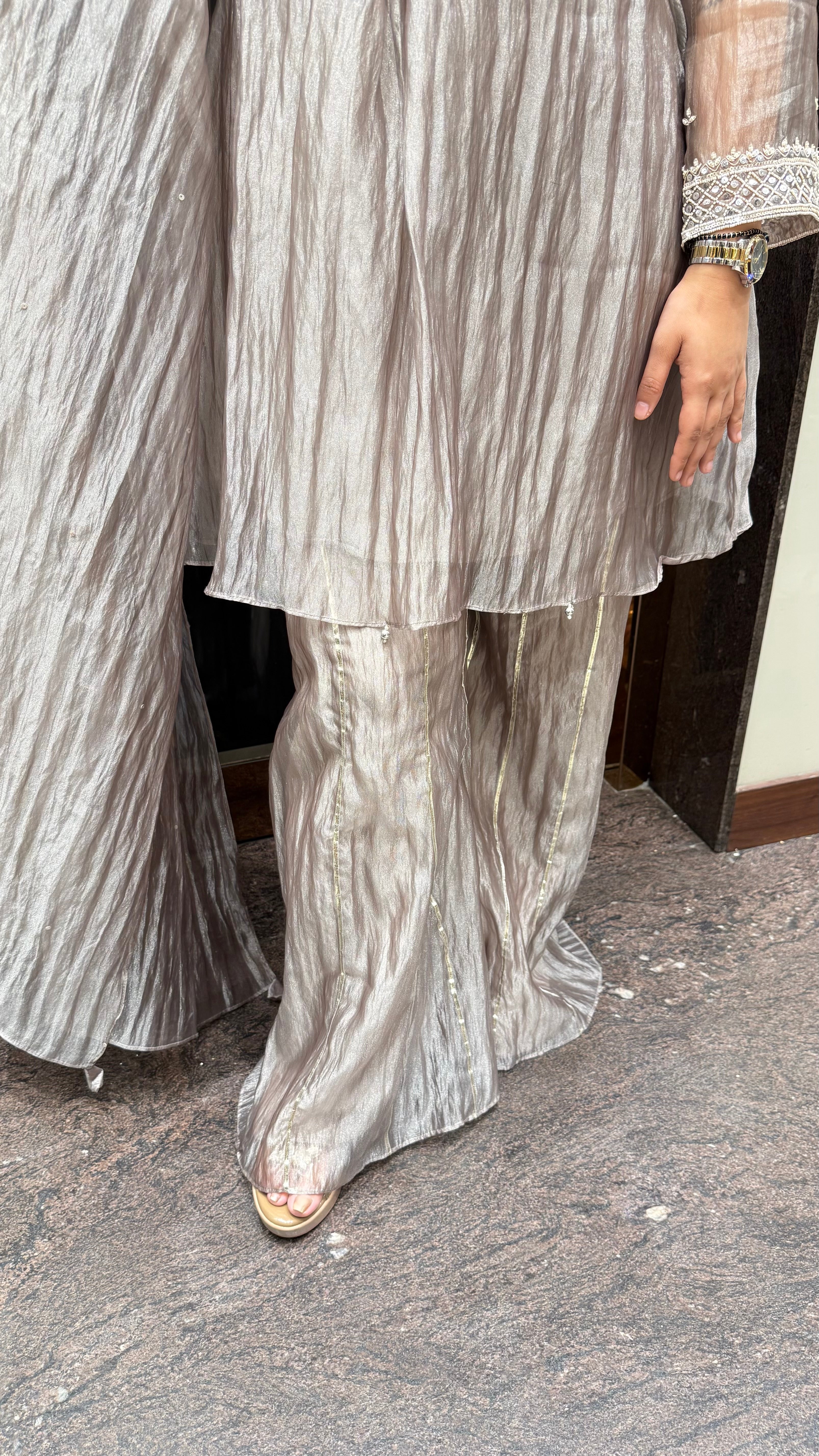 CHANDNI PEPLUM SHARARA SUIT
