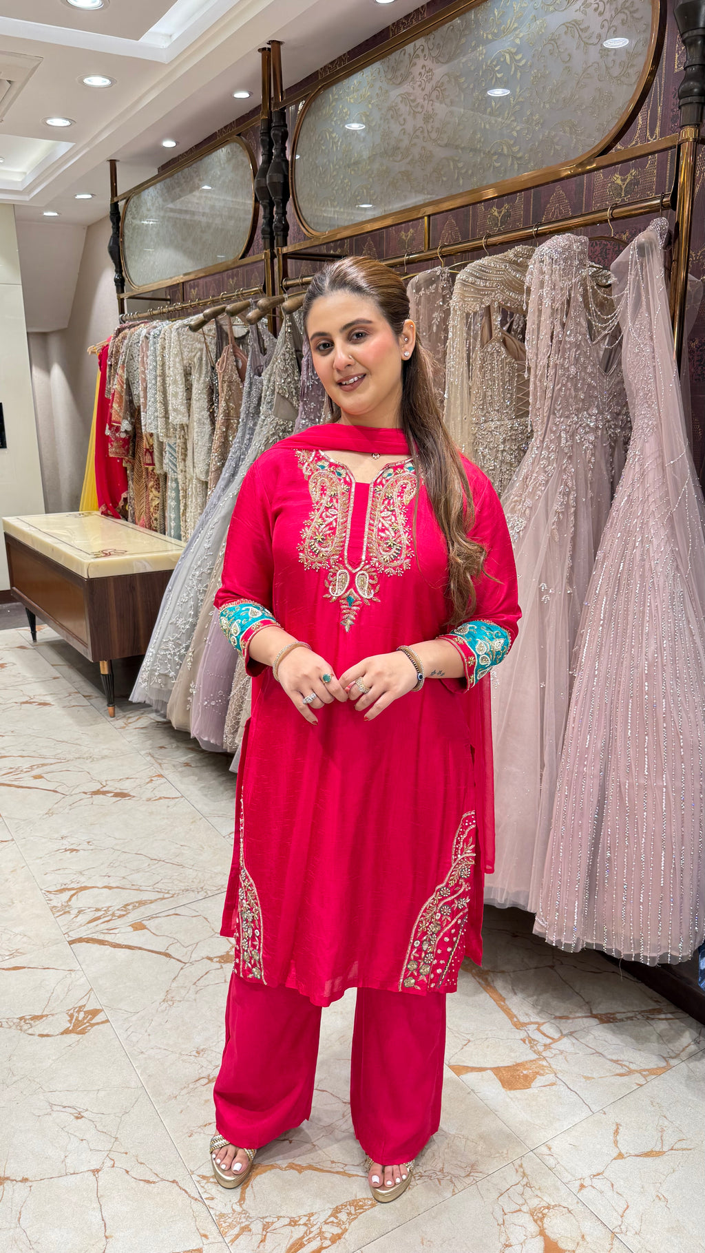 NAYAB SILK SUIT SET