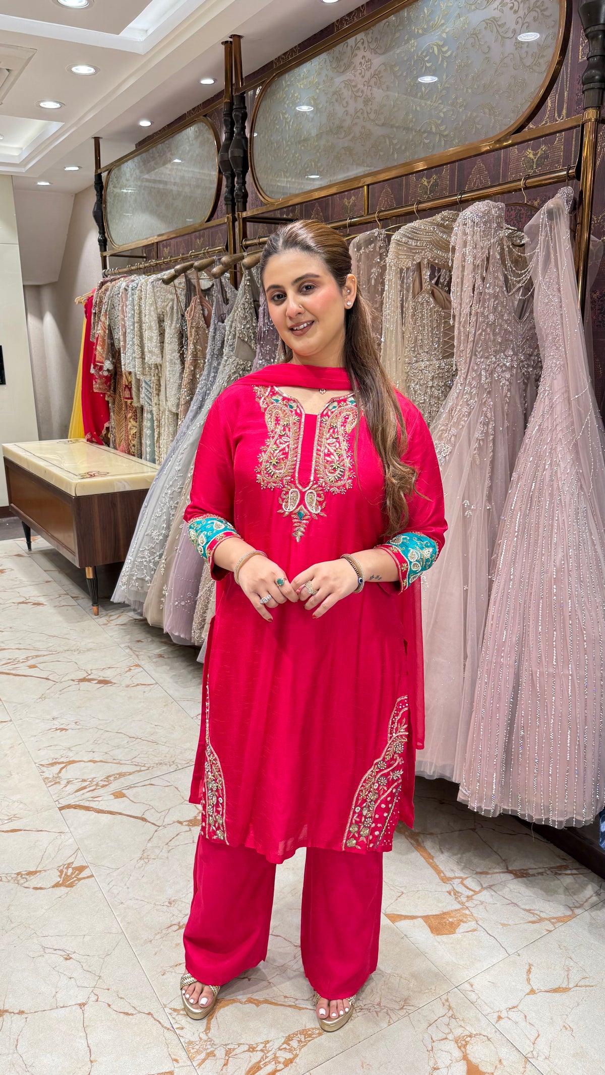 NAYAB SILK SUIT SET