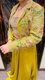 AARI 3 PC BLAZER WITH SHARARA