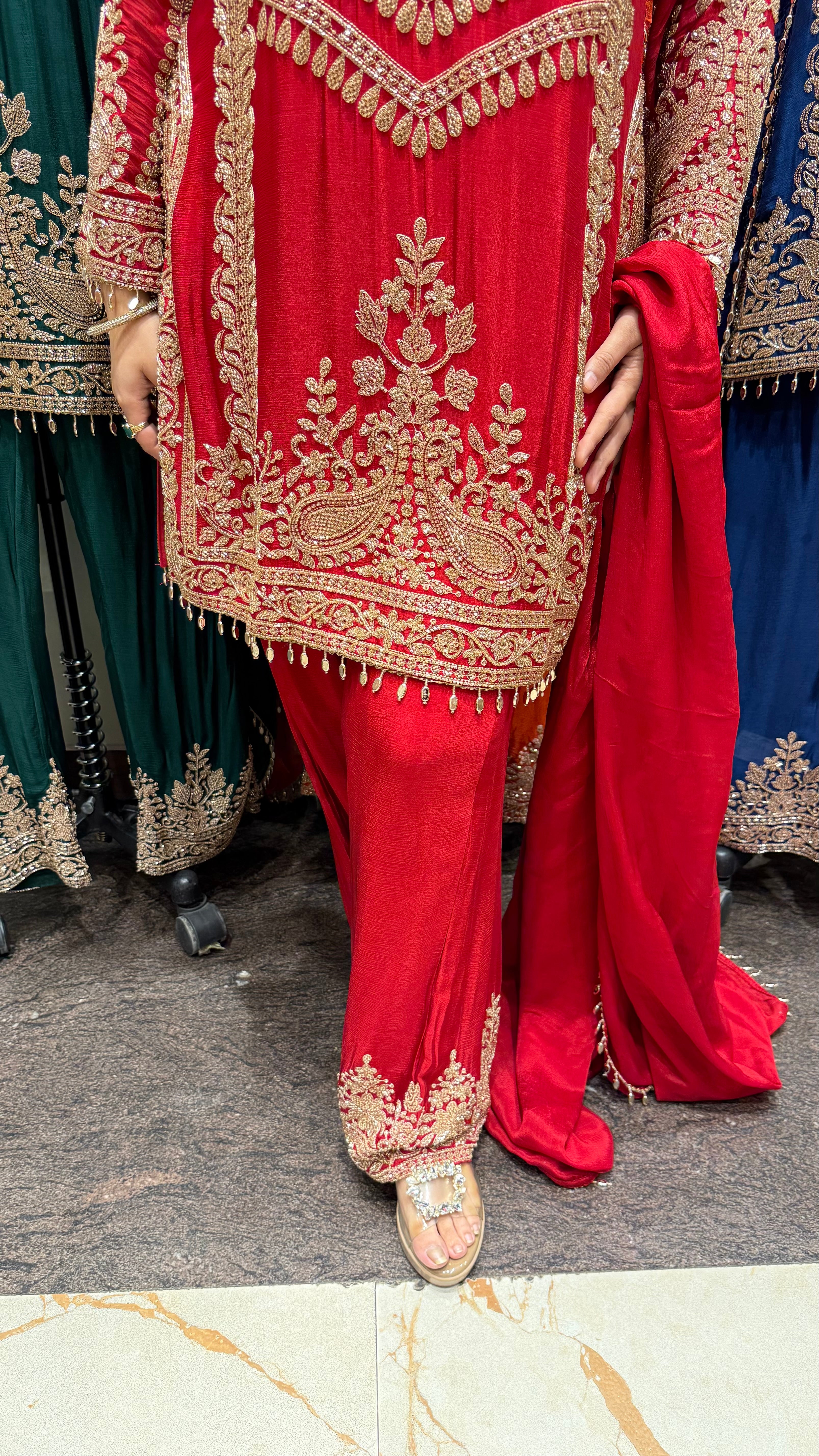 SHAHI NOOR PALAZZO SUIT SET