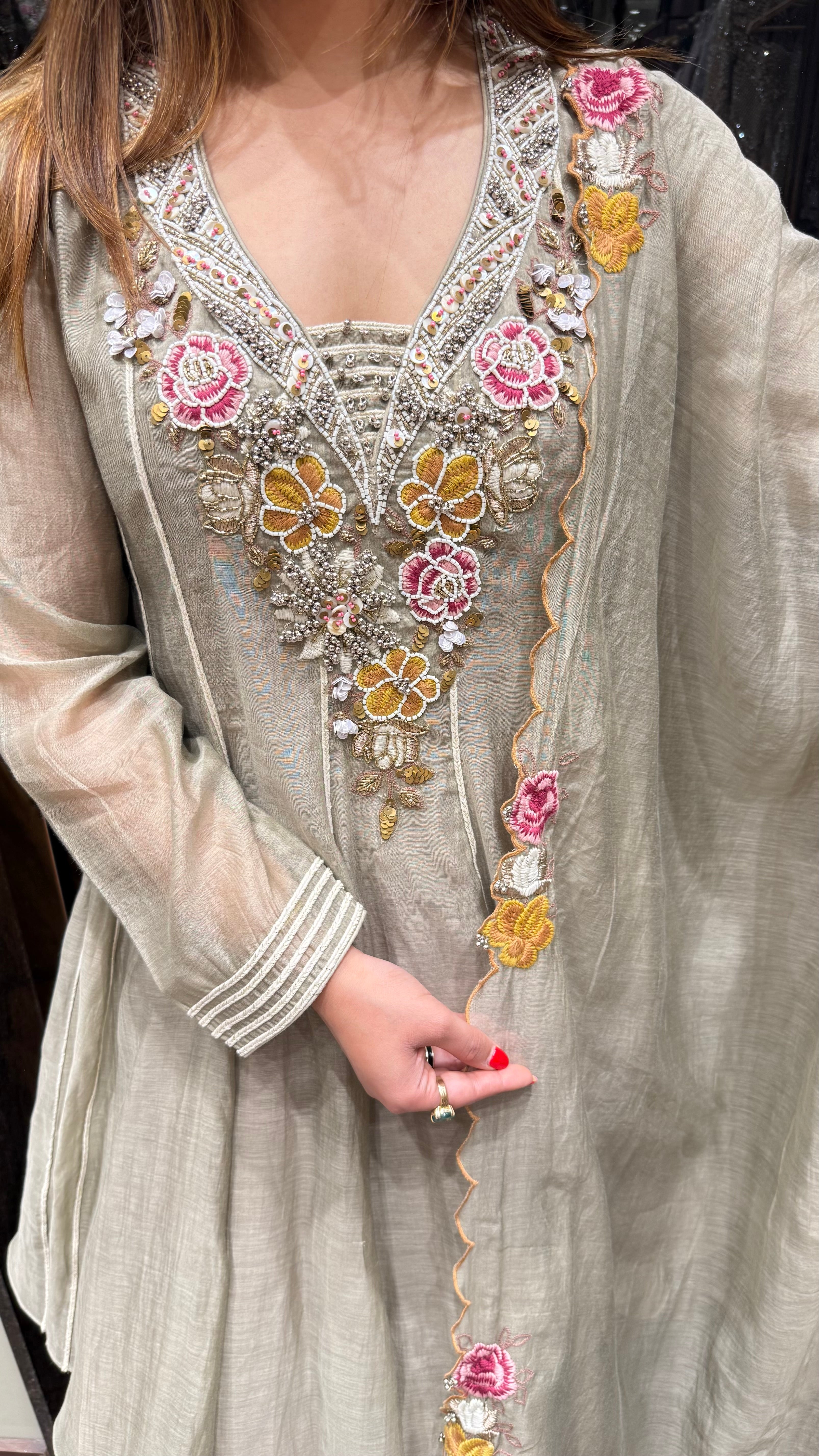 GULNAZAR SHORT ANARKALI SUIT