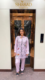 FLORA EMBROIDERED SHIRT CO-ORD
