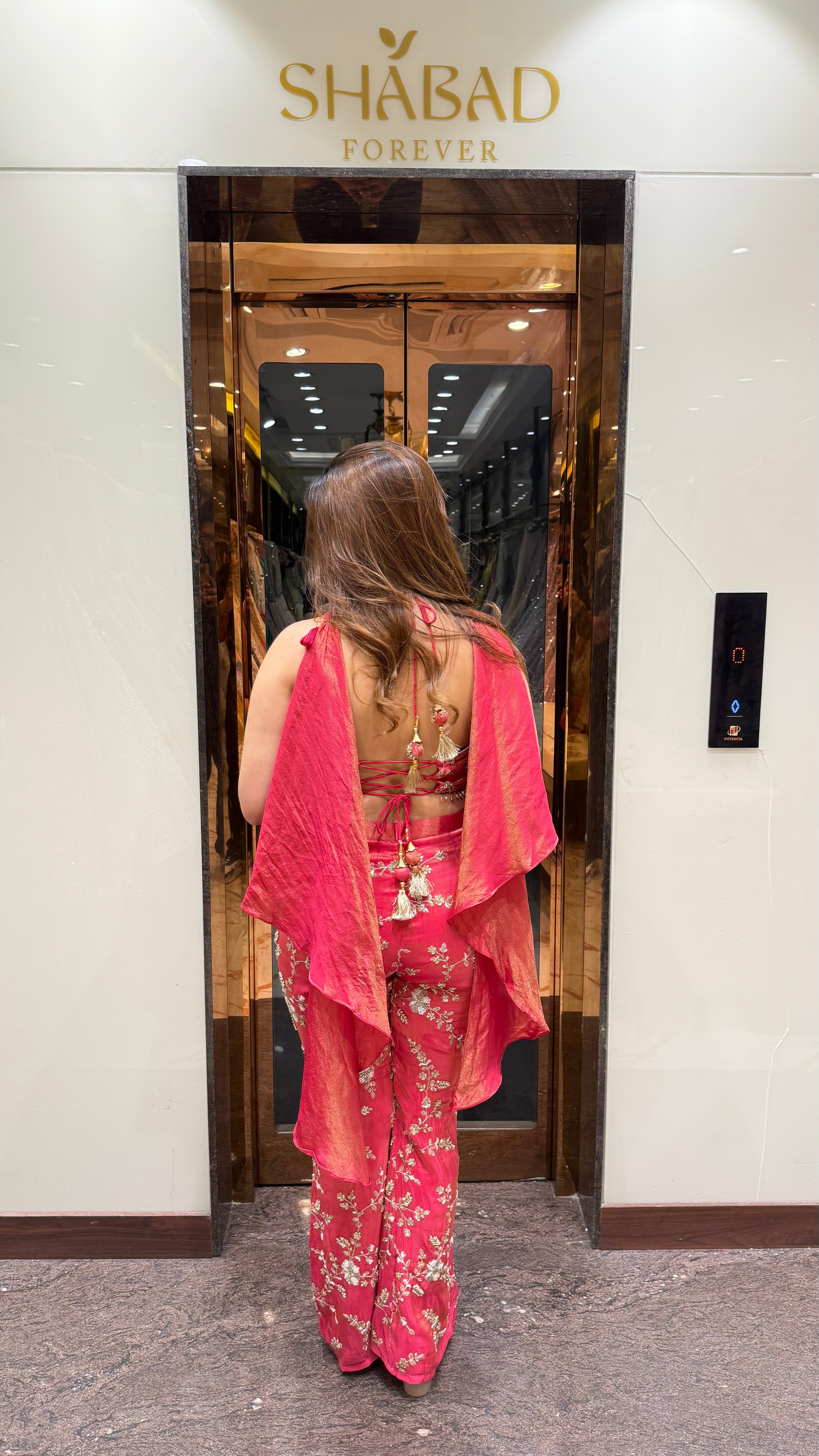 RIWAAZ BELL BOTTOM INDO SET