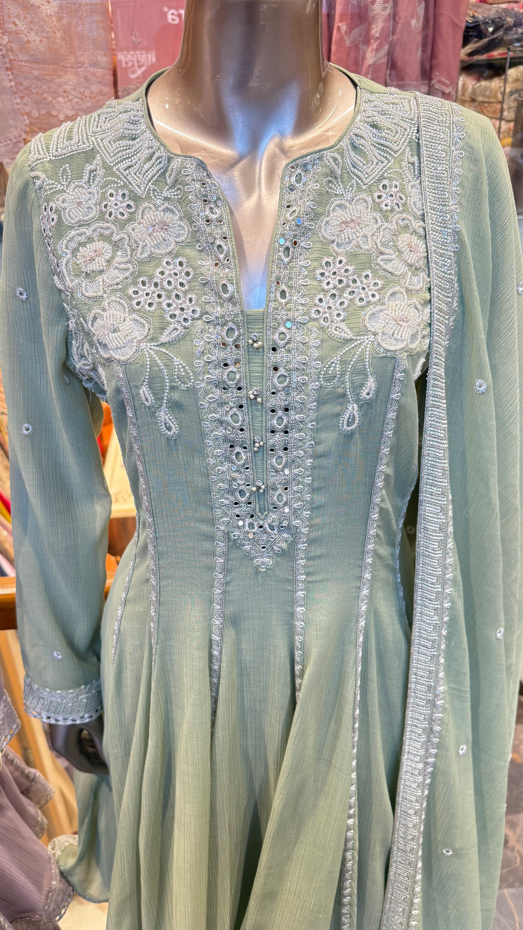 MUL COTTON READYMADE SUIT