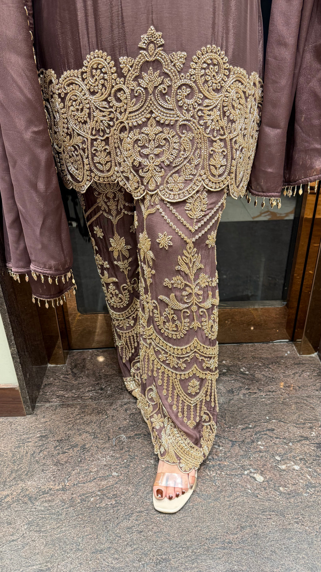 Insha Metallic Pearl Embroidered Suits