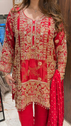 SURKHI HAND EMBROIDERED READYMADE SUIT